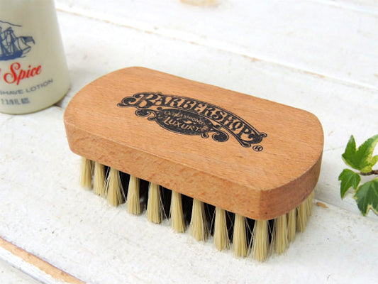 【BARBER SHOP】LUXURY・バーバーショップ・木製・ヴィンテージ・ブラシ・毛払いブラシ