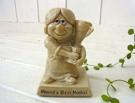 【World's Best Mother】70’s・ヴィンテージ・メッセージドール/人形/母の日