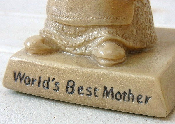 【World's Best Mother】70’s・ヴィンテージ・メッセージドール/人形/母の日