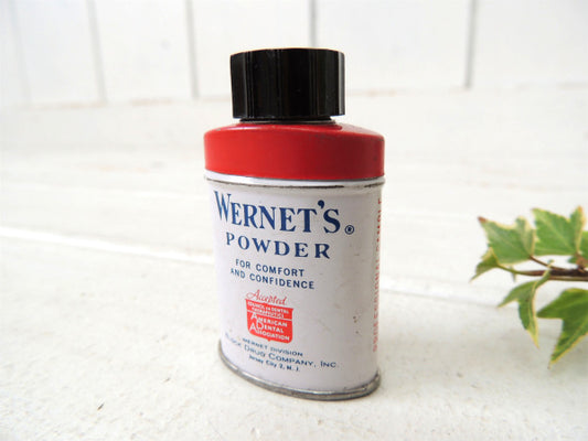 【Wernet's Powder】USA!小さな可愛いヴィンテージ・パウダー缶/ティン缶
