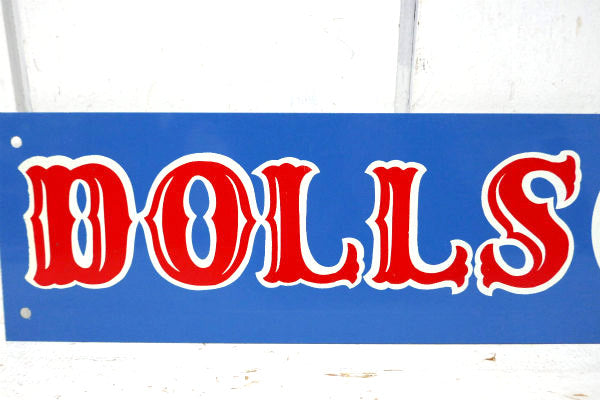 DOLLS 可愛い人形 美女 US ビンテージ サイン 看板 ミッドセンチュリー プレート アメリカ