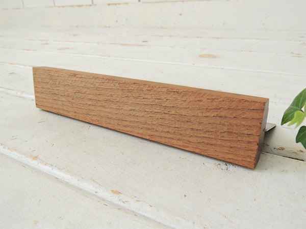 【R.C. BENNER】ヴィンテージ・卓上・ネームプレート・席札・ウッド柄・木製・USA・サイン