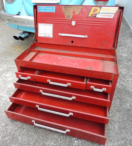 Beach Toolboxes 5段式 ビンテージ ツールボックス ツールケース 工具箱 DIY