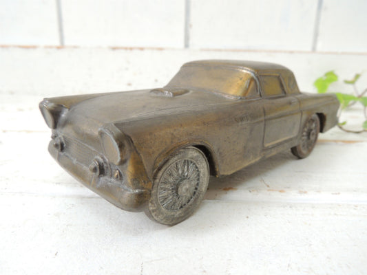 1955y・フォード サンダーバード ビンテージ・アドバタイジング・クラシックカー・ミニカー・貯金箱