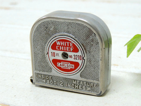 【Carlson&Sullivan・10FT】ビンテージ・メジャーテープ・巻尺・USA・工具・工業系