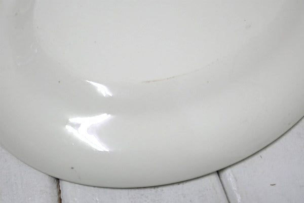 イングリッシュガーデン 花柄 陶器製 オーバル型 ブルーリム アンティーク プレート 大皿 食器