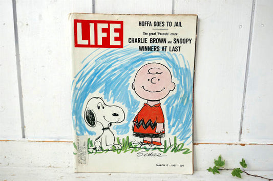 LIFE マガジン SNOOPY スヌーピー ピーナッツの仲間たち 1967年 ヴィンテージ 雑誌
