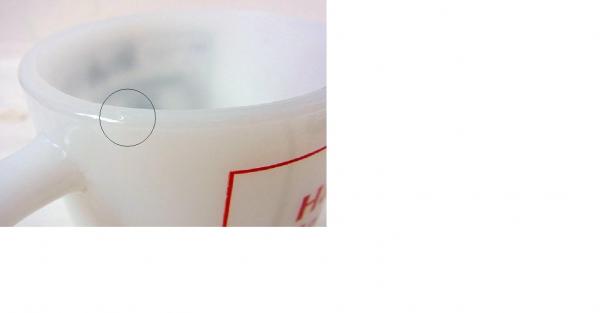 【グラスベイク】Glasbake・アドバタイジング・ヴィンテージ・マグカップ USA