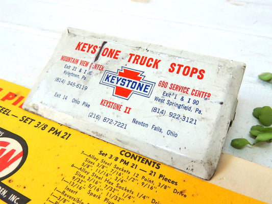 【KEYSTONE/トラックストップ/USA】ビンテージ・クリップ・アドバタイジング