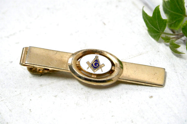 Freemasonryフリーメイソン シンボルマーク Anson ビンテージ タイピン USA ファッション アクセサリー