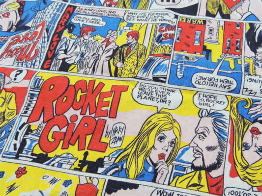 4種類のアメリカンコミック柄・ヴィンテージ・バッグ/ランドリーバッグ/布袋 USA