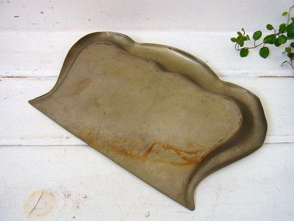 ティン製・アンティーク・クラムトレイ・卓上ちりとり・塵取り・ダストパン USA