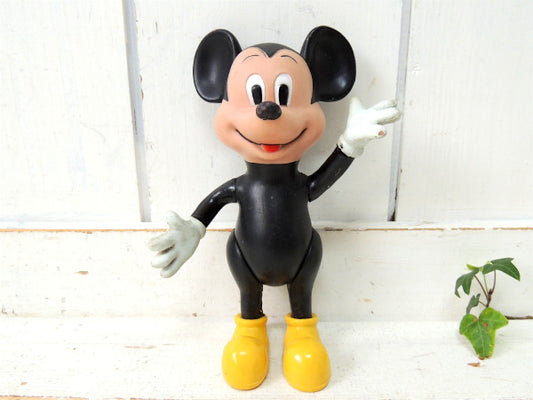 レトロ ミッキーマウス ディズニー・ヴィンテージ・ラバードール・人形・ドール・TOY・オモチャ・US