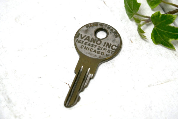 シカゴ IVANO 123 21 ST アンティーク・YALE・Key・古鍵・鍵・キー USA