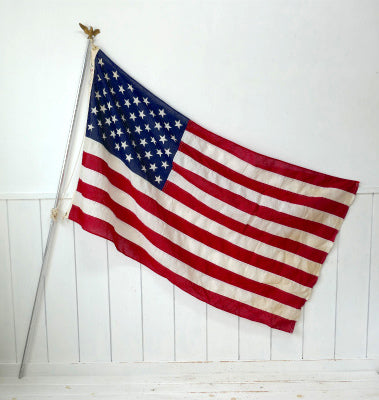 DETTRA FLAG 特大 50スター 星条旗 箱&ポール付き ヴィンテージ アメリカンフラッグ