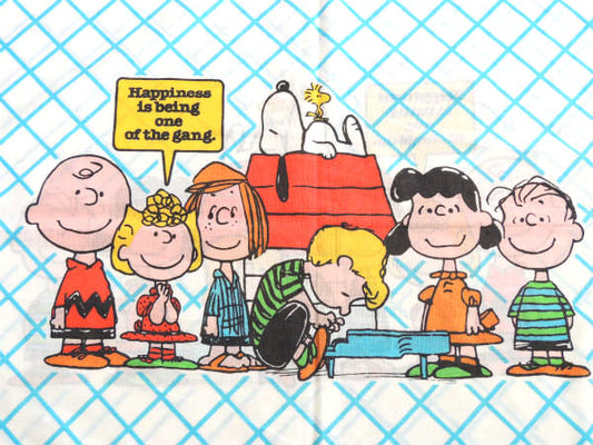 ピーナッツの仲間たち スヌーピー・70's ヴィンテージ・ピローケース・枕カバー USA