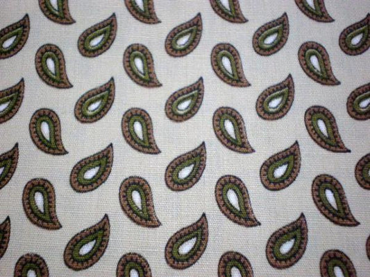 デッドストック ペイズリー柄・ファブリック/生地