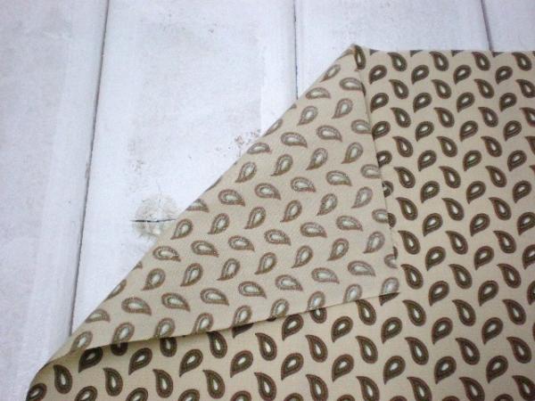 デッドストック ペイズリー柄・ファブリック/生地