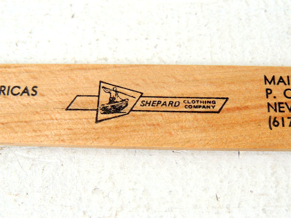 【SHEPARD CLOTHING/NY/CA】木製・ビンテージ・定規/ルーラー/アドバタイジング