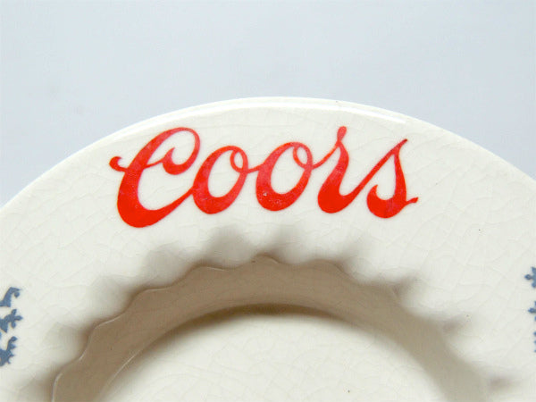 【Coors・クアーズ・ビール】ヴィンテージ・陶器製・灰皿 /アシュトレイ/アドバタイジング
