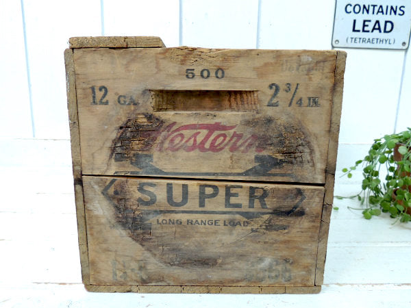 【Western・SUPER】1940's~弾薬・アンティーク・ウッドボックス・木箱 USA