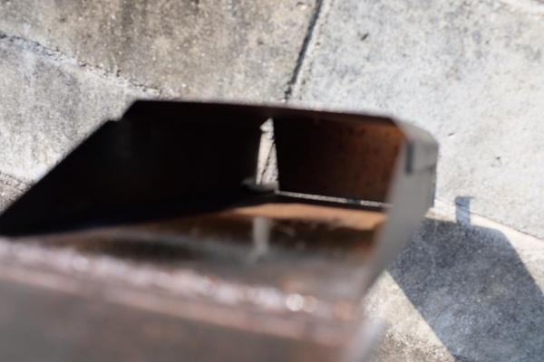 【新聞受け付き・縦型】ブリキ製・ヴィンテージ・メールボックス/郵便受け/ポスト USA