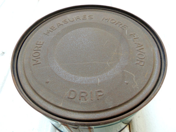 【MJB】ブリキ製・フタ付き・ヴィンテージ・コーヒー缶 ガーデニング USA