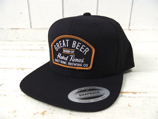 【Dust Bowl Brewing】カリフォルニア・クラフトビール会社・オリジナル・キャップ・黒