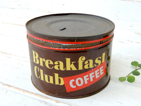 Breakfast Club COFFEE ロサンジェルス・ヴィンテージ・コーヒー缶・ティン缶