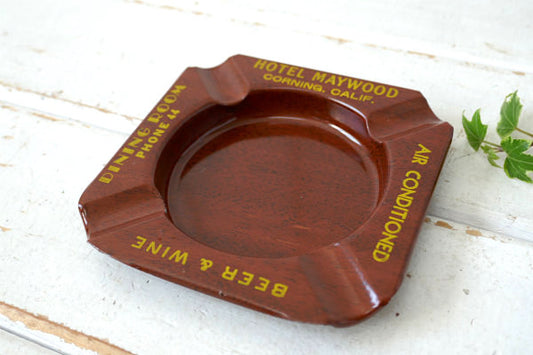 MAYWOOD・カリフォルニア ホテル・ミッドセンチュリー・ヴィンテージ・灰皿 アシュトレイ