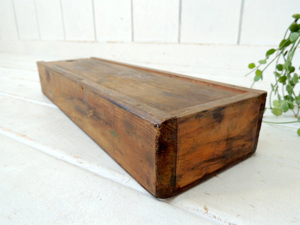 木製・ヴィンテージ・ウッドボックス・木箱・道具箱・ツールボックス USA