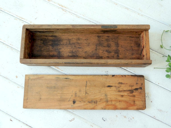 木製・ヴィンテージ・ウッドボックス・木箱・道具箱・ツールボックス USA