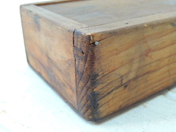 木製・ヴィンテージ・ウッドボックス・木箱・道具箱・ツールボックス USA