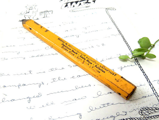 【WARD & HARRINGTON LUMBER/CA】ビンテージ・カーペンターペンシル・鉛筆