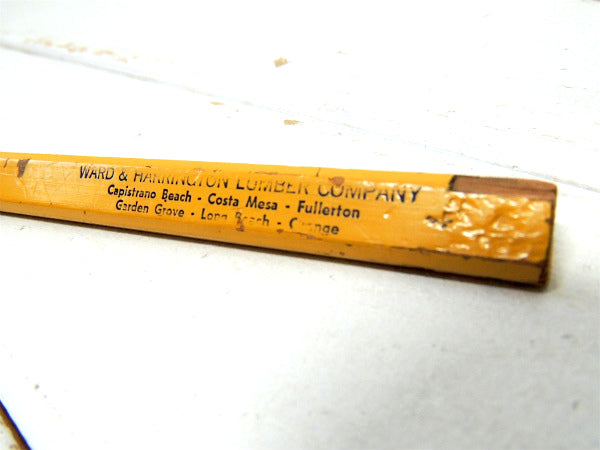 【WARD & HARRINGTON LUMBER/CA】ビンテージ・カーペンターペンシル・鉛筆