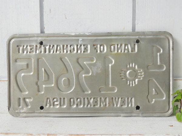 1971's・ニューメキシコ州・USA・トラック・アメリカンビンテージ・ナンバープレート