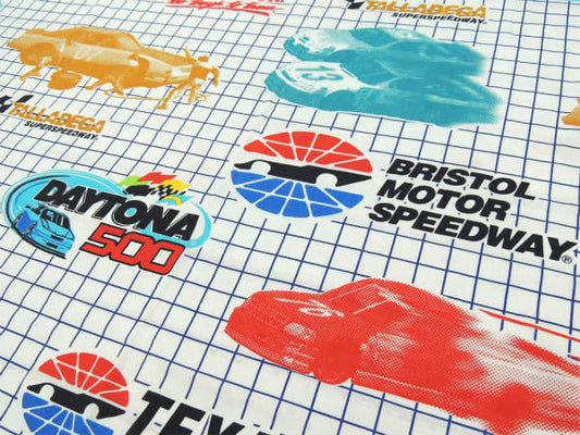 NASCAR ナスカー・車&レースカー・ビンテージ・ユーズドシーツ フラットタイプ USA