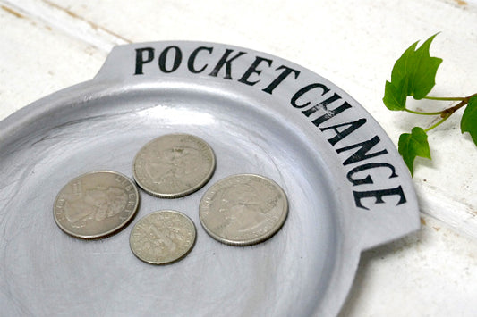 POCKET CHANGE シルバートーン ヴィンテージ ポケットチェンジ トレイ マネートレイ
