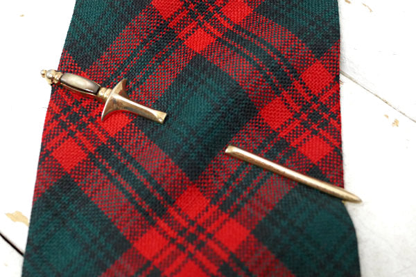 SWANK スワンク 剣 ヴィンテージ タイピン ゴールド×ブラックパール USA ミッドセンチュリー