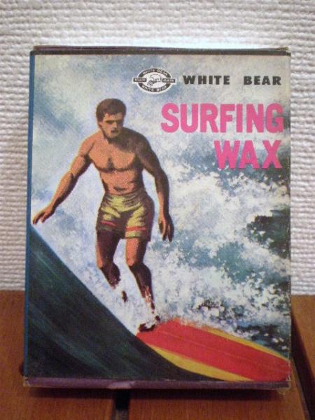 波乗り サーフィン WHITE BEAR ヴィンテージ サーフワックス デッドストック SURFWAX