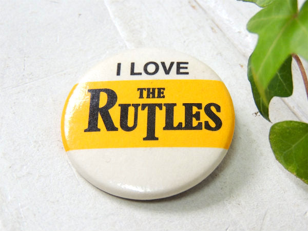 【I LOVE・ザ・ラトルズ】The Rutles・ビンテージ・缶バッジ・ファッション・アクセサリー