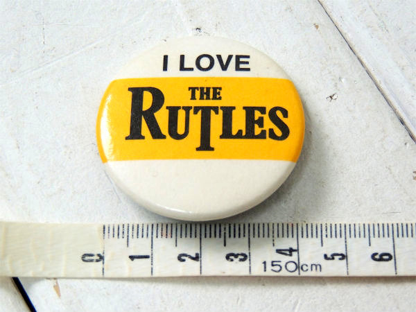 【I LOVE・ザ・ラトルズ】The Rutles・ビンテージ・缶バッジ・ファッション・アクセサリー