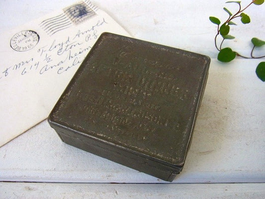 【AFTER NINNER MINT】小さなアンティーク・ティン缶 USA