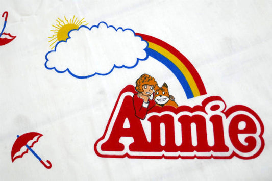 ANNIE アニー&サンディ 傘 レインボー柄 デッドストック ヴィンテージ ファブリック 生地