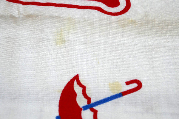 ANNIE アニー&サンディ 傘 レインボー柄 デッドストック ヴィンテージ ファブリック 生地