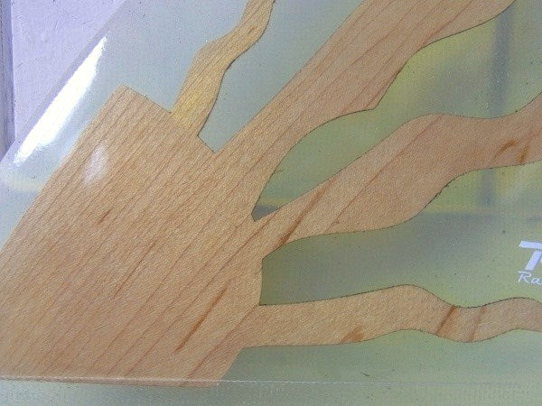 送料無料♪【レインボーフィン】ハーフムーン・ステンドグラス・アートフィン・SKEG/8.5