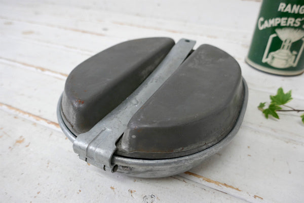 ミリタリー LEYSE 1942 ヴィンテージ メスキット フライパン&仕切り皿 野戦用食器 USA