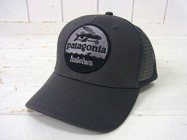 【Patagonia】パタゴニア・ハレイワ限定・キャップ&ステッカーetc1枚/ダークグレー