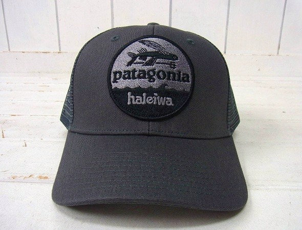 【Patagonia】パタゴニア・ハレイワ限定・キャップ&ステッカーetc1枚/ダークグレー