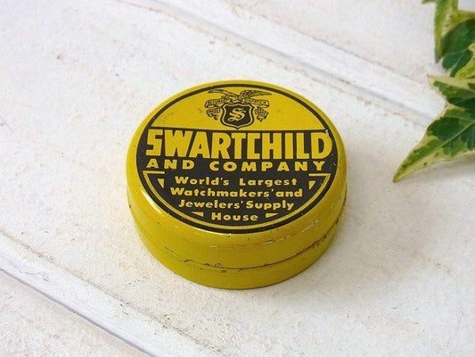 【SWARTCHILD】時計の部品・ケース・小さなヴィンテージ・ティン缶・ USA